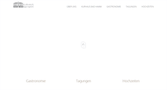 Desktop Screenshot of kurhaus-bad-hamm.de